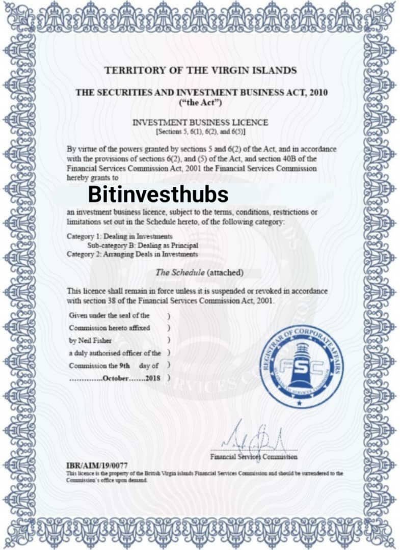 Company Registration Certificate